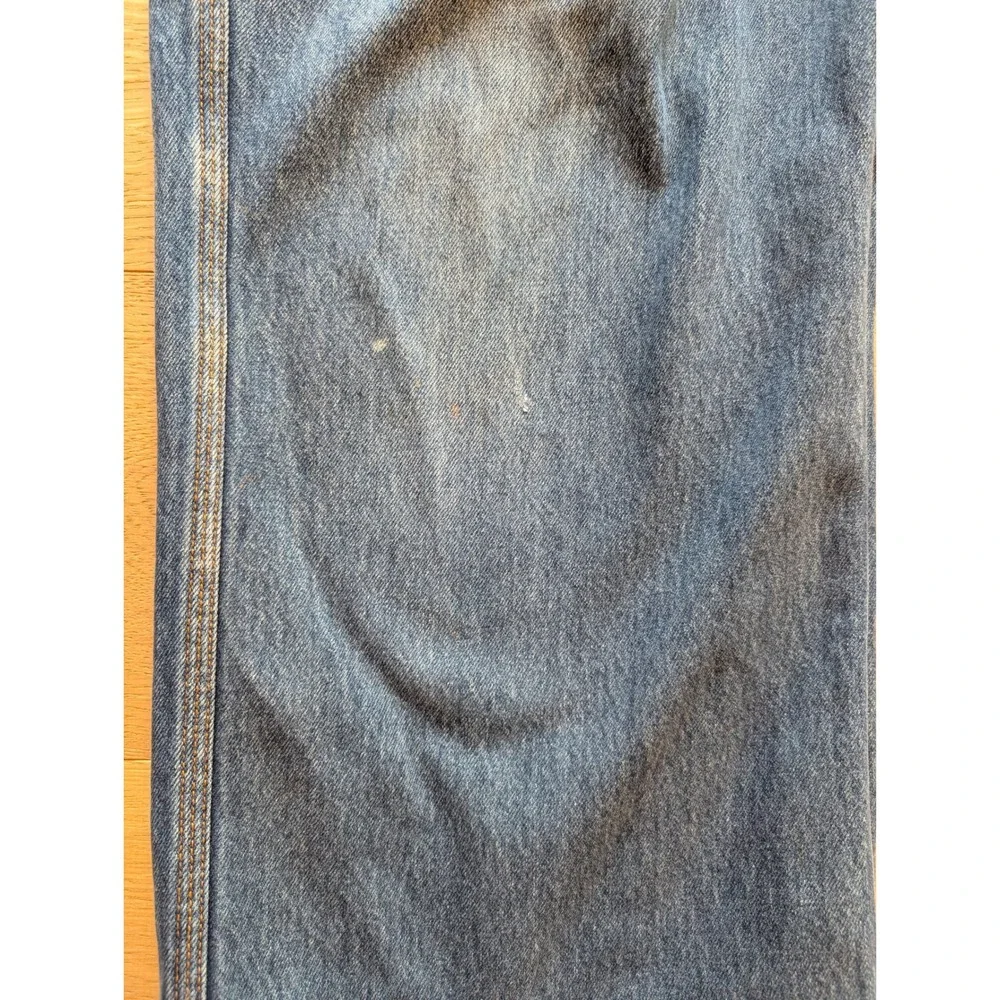 Duluth Trading Co. Denim Ballroom Jeans Relaxed Fit Carpenter‎ Style 46x32